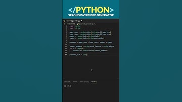 Unbreakable Passwords in Python #shorts #python