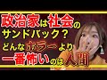 政治家は社会のサンドバック?どんなホラーより一番怖いのは人間!