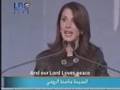 Lady Majida El Roumi S Speech Bikaffe Enough Arabic With English Subtitles
