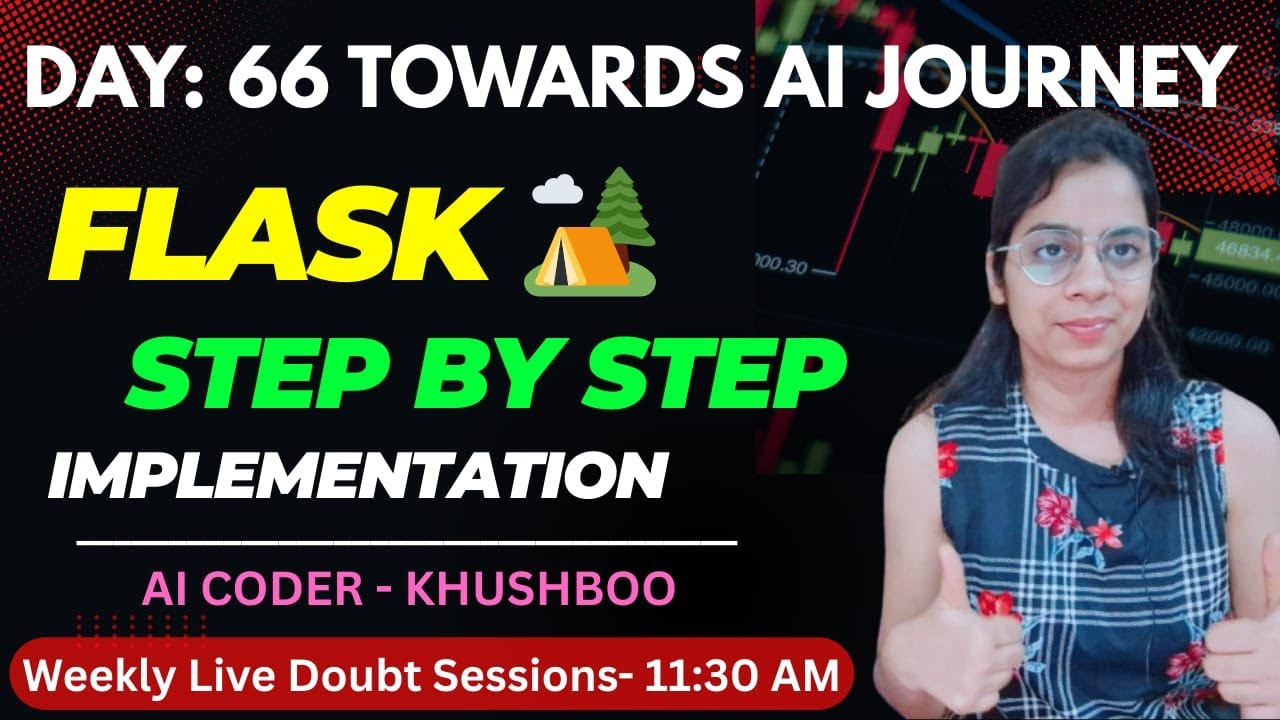Day 66: Python Flask Web Framework | Step-by-Step Practical API Development | Complete AI Journey