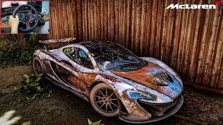 Phục Chế siêu xe McLaren P1 bị bỏ rơi - Forza Horizon 5 | Logitech G29 Gameplay.