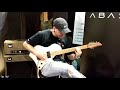 Aaron Marshall of Intervals Playing at the Abasi Guitars Booth Namm 2018