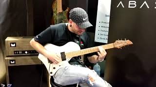 Aaron Marshall of Intervals Playing at the Abasi Guitars Booth Namm 2018 chords