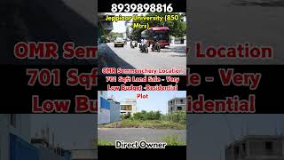 OMR Semmenchery Property Sale - Direct Owner #omrplots #landforsale