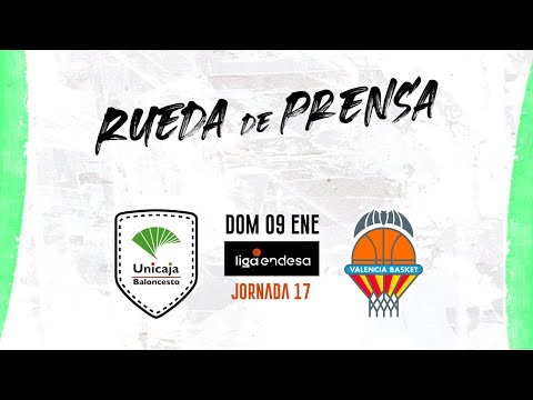 Rueda de prensa Unicaja vs Valencia Basket