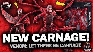 CARNAGE REVEAL! New Marvel Legends Movie Version, Bendy Wire Tentacles! Venom: Let There Be Carnage!