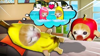 OMG!!! Banana Cat 'BedWetting' while dreaming!!!