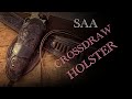 Crossdraw holster and cartridge belt for SAA .357.