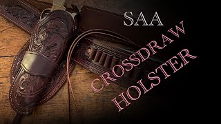 Crossdraw holster and cartridge belt for SAA .357.