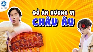 Long khoa học | Review  đồ ăn hương vị châu âu | Shorts