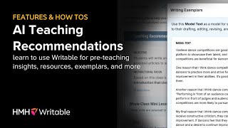 AI Teaching Recommendations