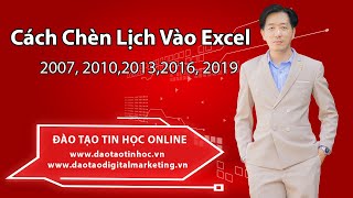 Cách Chèn Lịch Vào Excel 2007, 2010,2013,2016, 2019 - Daotaotinhoc.vn screenshot 2