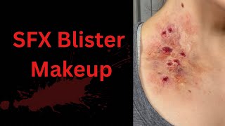 Realistic SFX Blister Skin Tutorial: Step-By-Step #halloweenmakeup #cosplaymakeup #sfxmakup