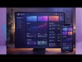 Modern Dashboard UI Design in Photoshop | Admin Panel Design Tutorial