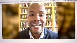 Peniel Joseph accepts RFK Human Rights Best Book Award- 3rd Reconstruction  (tequila minsky)