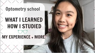 My first semester of OPTOMETRY SCHOOL experience! What I learned + how it went! | Optometry Student