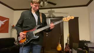 Come Together: Primal Scream- bass cover (HD)