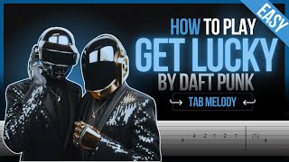 PDF Sample Get Lucky - Daft Punk - EASY guitar tab & chords by TabMasterStrings.