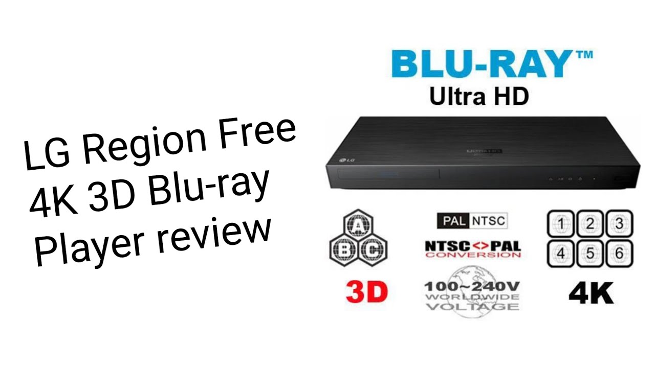 LG All 3D Region Free Blu Ray Player - Lecture ABC multizone