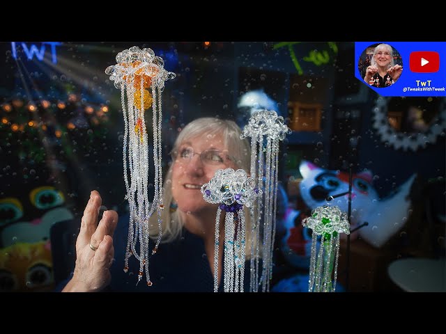 DIY Bead Art: Watch me Create a Gorgeous Jellyfish, Sea Creature 