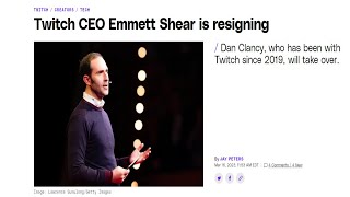 Twitch CEO Just Stepped Down