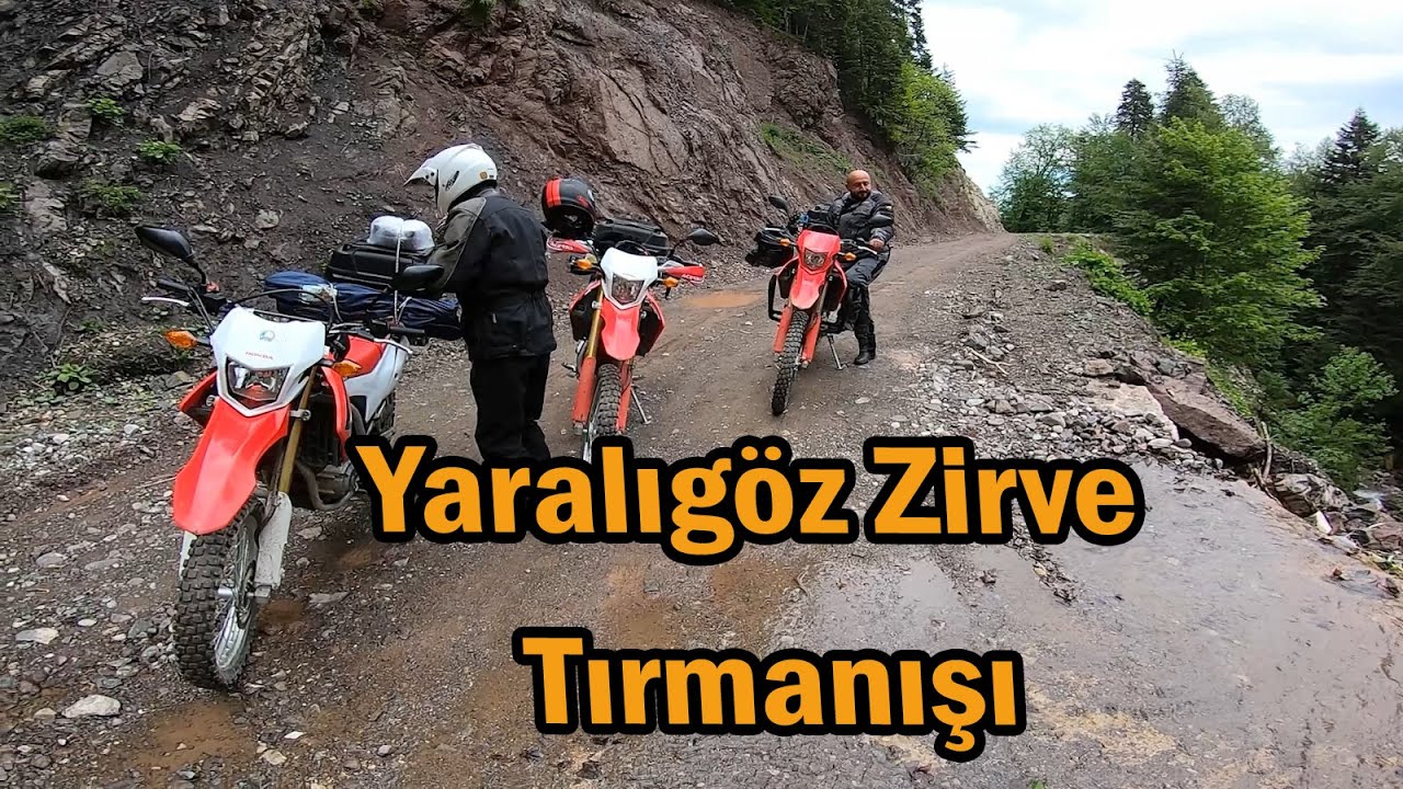 YÜKSEK TEPELER TIRMANIYORUZ (Yaralıgöz Zirvesi - Crf 250L Çamurlu Arazide) Dji Mini