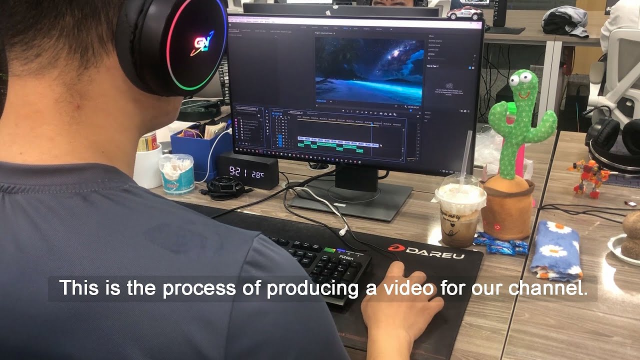Behind the Scenes How We Create Videos for the Calm Night Wave Channel