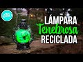 DIY Lámpara tenebrosa reciclando botella y cartón (Manualidades para Halloween) | DREEN