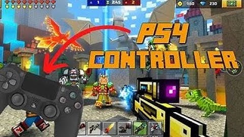 How to play Pixel Gun 3D with Ps4 controller!