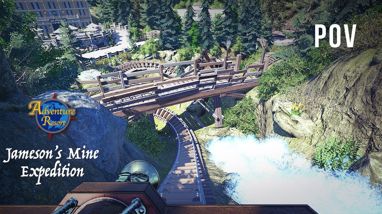 Coaster Jameson's Mine Expedition POV Onride Adventure