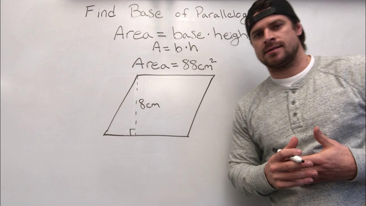 Find Base of a Parallelogram - YouTube
