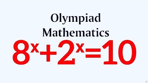 Olympiad Mathematics | A Nice Exponential Equation Solving |2023| @rashel1