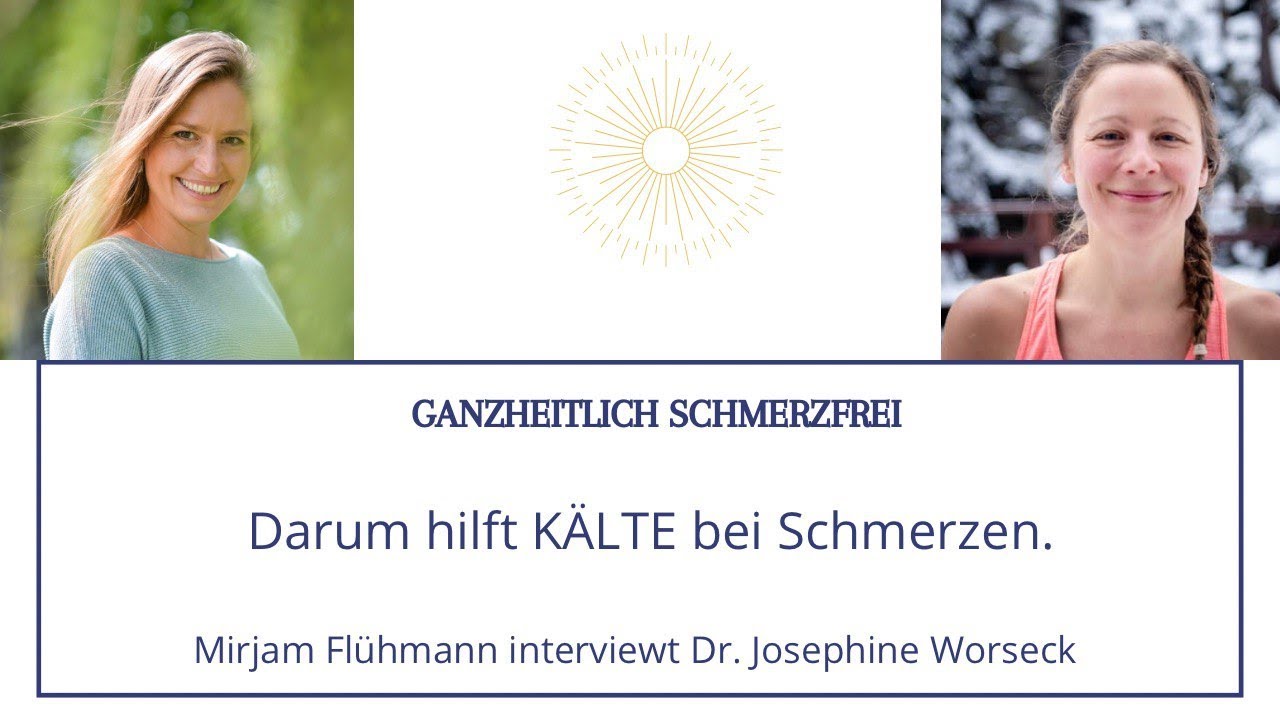 Darum hilft Kälte bei Schmerzen I Interview mit Dr. Josephine Worseck ...