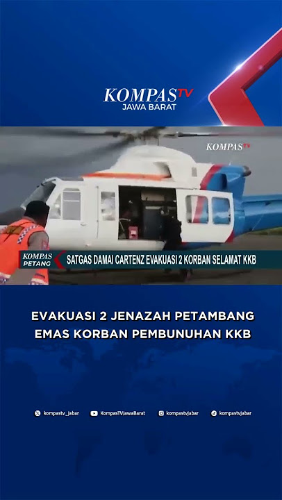 Satgas Damai Cartenz Evakuasi 2 Jenazah Penambang Emas Korban Pembunuhan KKB