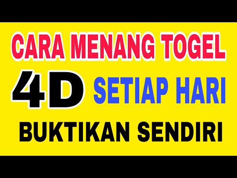 Cara menang togel 4d Toto 100% tembus Setiap hari || RT Channel