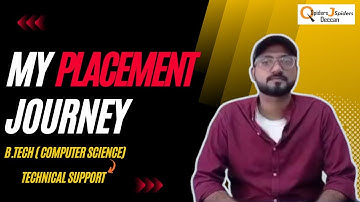 My Placement Journey| Graduate Placed As Technical Support |From Qspiders Deccan