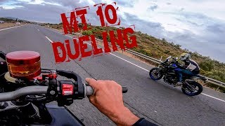 Drag Race Yamaha MT10 - Duel - Wheelies - Top Speed