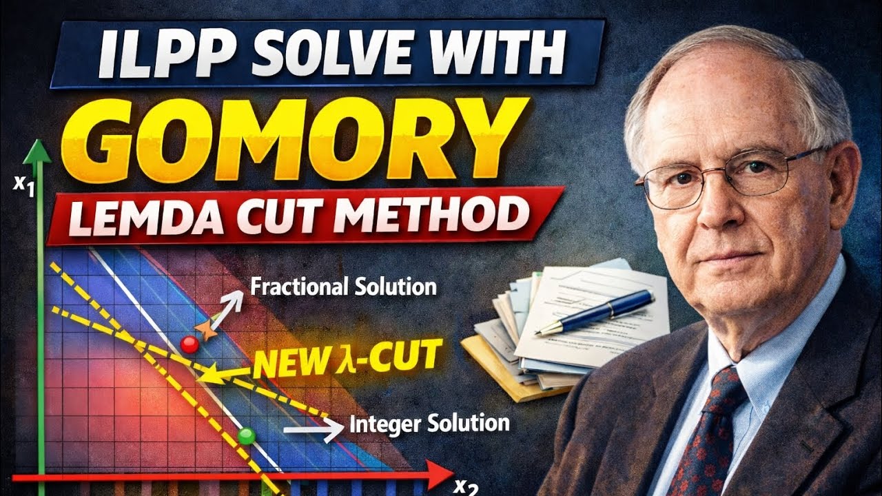 🔷 ILPP Solve using Gomory Lambda (λ) Cut Method | Easy & Conceptual ...