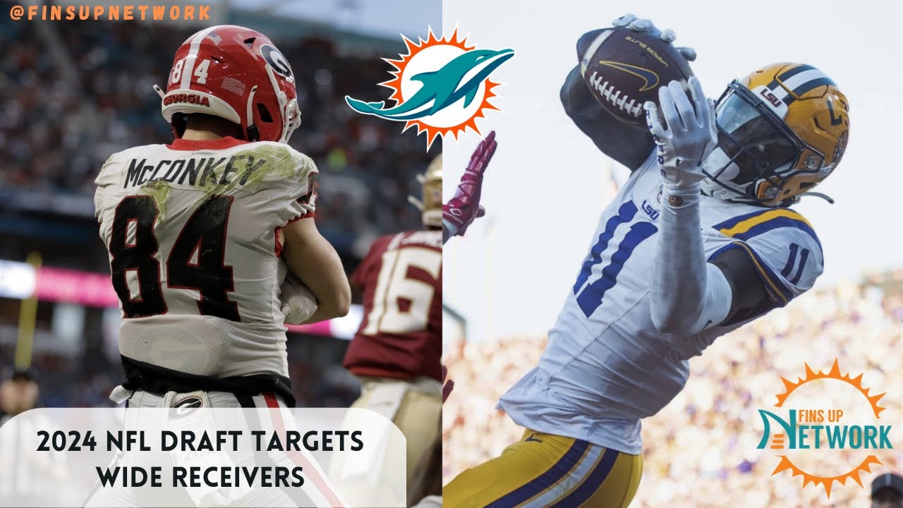 Miami Dolphins 2024 NFL Draft Targets Wide Receivers Is Brian Thomas