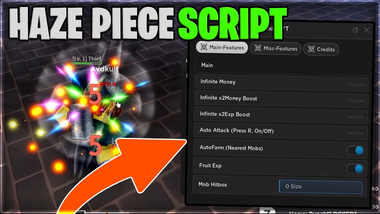 HAZE PIECE Scripts No Key System - Blox Fruit Script