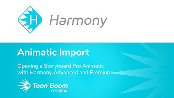 How to Open a Storyboard Pro Animatic with Harmony Advanced and Premium