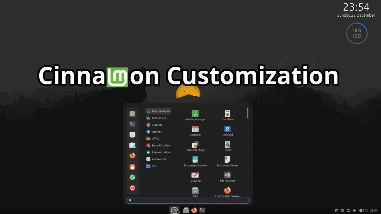 Linux Mint 22.1 2025 Desktop Customization in 5 Minutes - YouTube