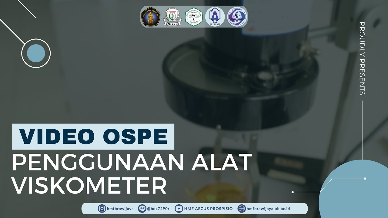 Viskometer Fresce Routine Video Tutorial OSPE : Penggunaan Alat Viskometer - YouTube