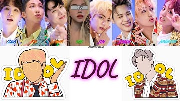 BTS (방탄소년단) IDOL (Bts and You - 8th Member) (Color Coded Lyrics Eng/Rom/Han/가사)