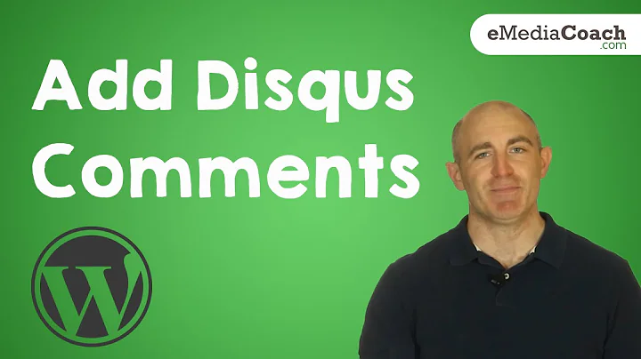 Add Commenting to your WordPress Blog - Disqus