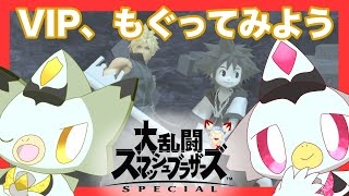 たまにはソラとクラウドでVIPにもぐろう #スマブラsp #ケモv