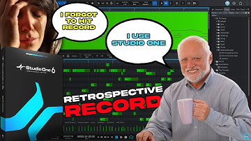 STUDIO ONE 6 - Retrospective Recording 🔥 Record MIDI Even if You