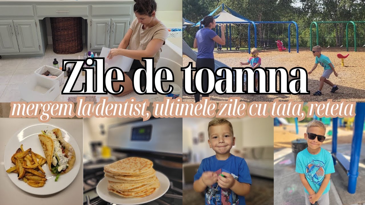 VLOG | Ultimele zile cu tata | Duc copii la dentist + retete