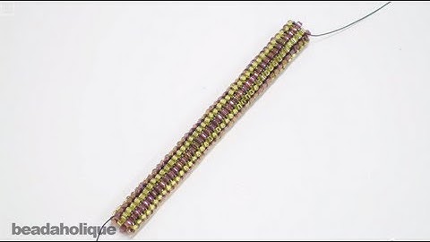 How to Do Tubular Even Count Peyote Stitch Bead Weaving