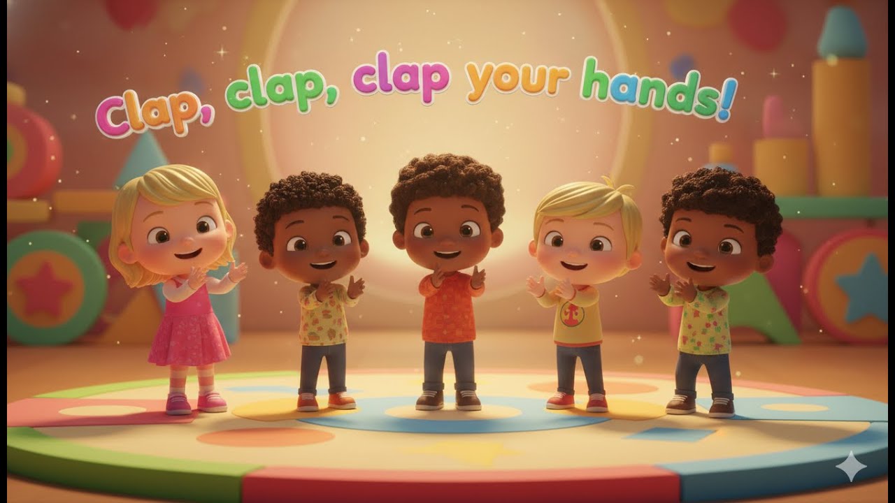 Clap Clap Song 👏 | Fun Kids Dance Song by KikiCorner | Nursery Rhyme for Children
